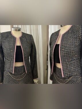 Vintage Y2K Bebe Tweed Blazer